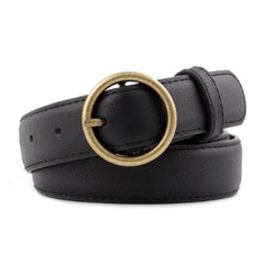Women's Casual Braided Leather Belt