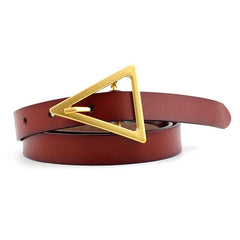 Women's Triangle Buckle Belt