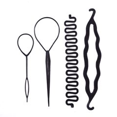 Set of 4 Hair Braiding Tools