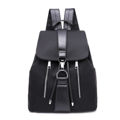 Waterproof Black Nylon Backpack