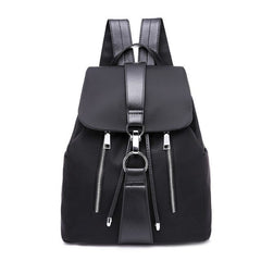 Waterproof Black Nylon Backpack