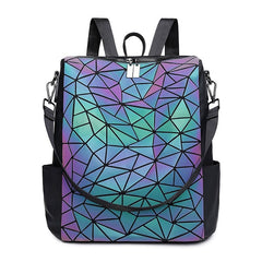 Women's Mosaic Design Luminous Travel Backpack