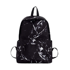 Marble Print Travel Backpack