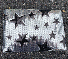 Women's Star Pattern Sequined Clutch