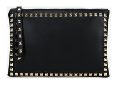 Women's Rivet Envelope Clutch