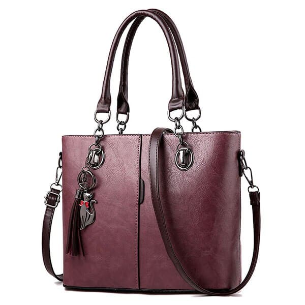 Women's Handbag with Zipper Closure