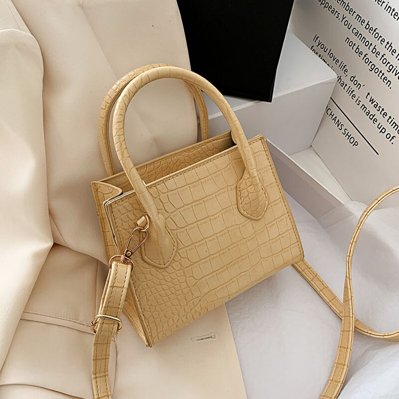 Crocodile Pattern Bag for Women