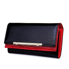 Luxurious Artificial Crocodile Leather Women's Wallet