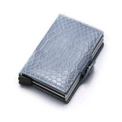 Unisex Classic Style Double-Layered Card Holder