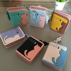 Women's Cute Cat Printed Wallet