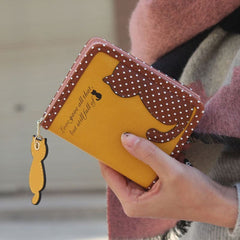 Women's Cute Cat Printed Wallet