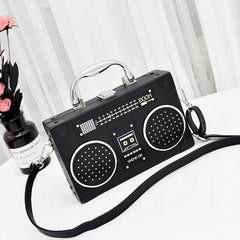 Women's Retro Radio Box  Bag