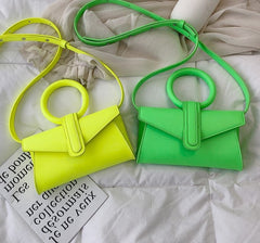 Women's Fluorescent Color Mini  Crossbody Bag