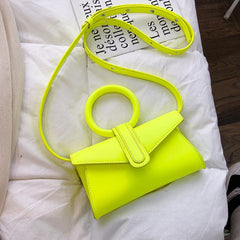 Women's Fluorescent Color Mini  Crossbody Bag