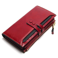 Women's Genuine Leather Clutch Wallet