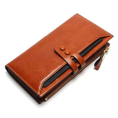 Women's Genuine Leather Clutch Wallet