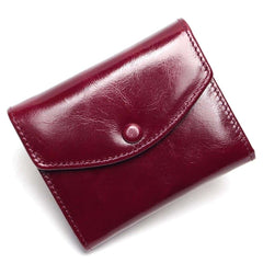 Women's Oil Wax Leather Wallet
