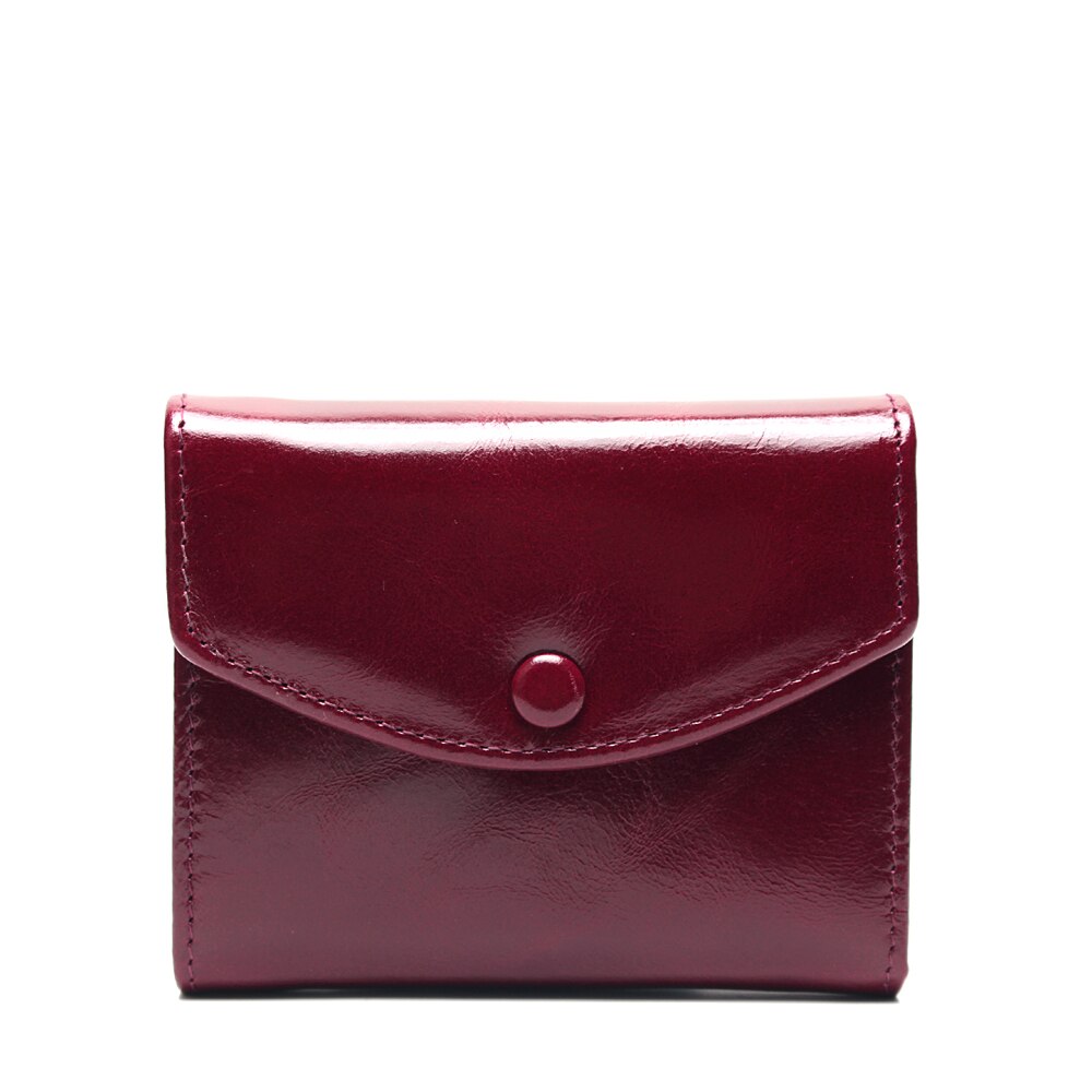 Women's Oil Wax Leather Wallet