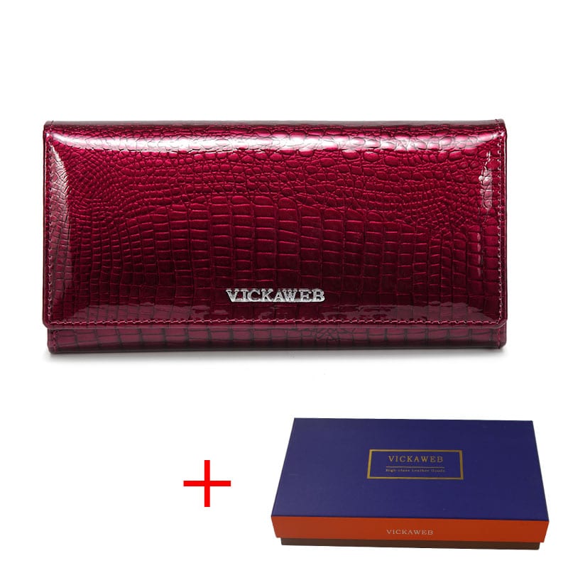 Alligator Patent Leather Women's Wallet