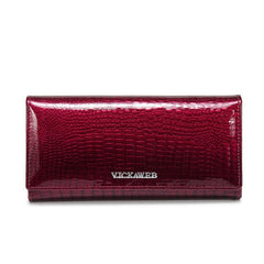 Alligator Patent Leather Women's Wallet