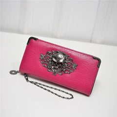 Women's Lace Skull Wallet