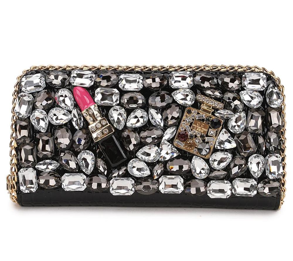 Women's Fashion Crystal Embelished Wallet