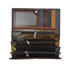 Women's Patchwork Leather Wallet