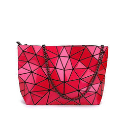 Women's Geometric Patterned Crossbody Bag