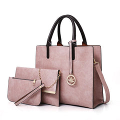 Women's PU Leather Bag Set 3 pcs Set