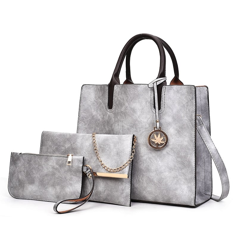 Women's PU Leather Bag Set 3 pcs Set