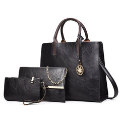 Women's PU Leather Bag Set 3 pcs Set