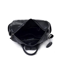 Women's Simple Leather Backpack