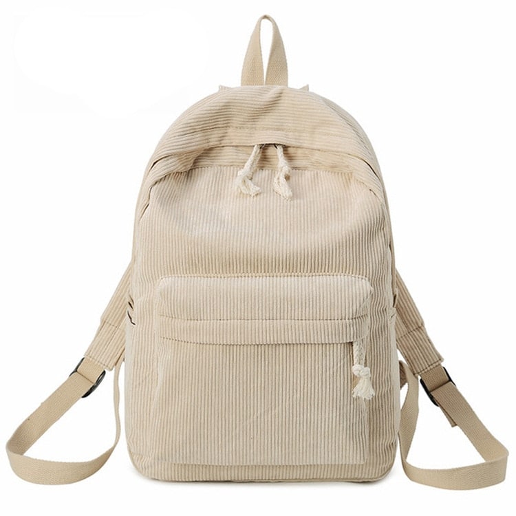 Women's Casual Corduroy Backpack