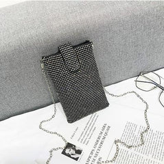 Diamond Decorated Mini Clutch