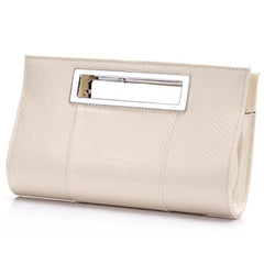 Women's PU Leather Alligator Design Clutch