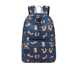 Fox Printed Women's Backpack