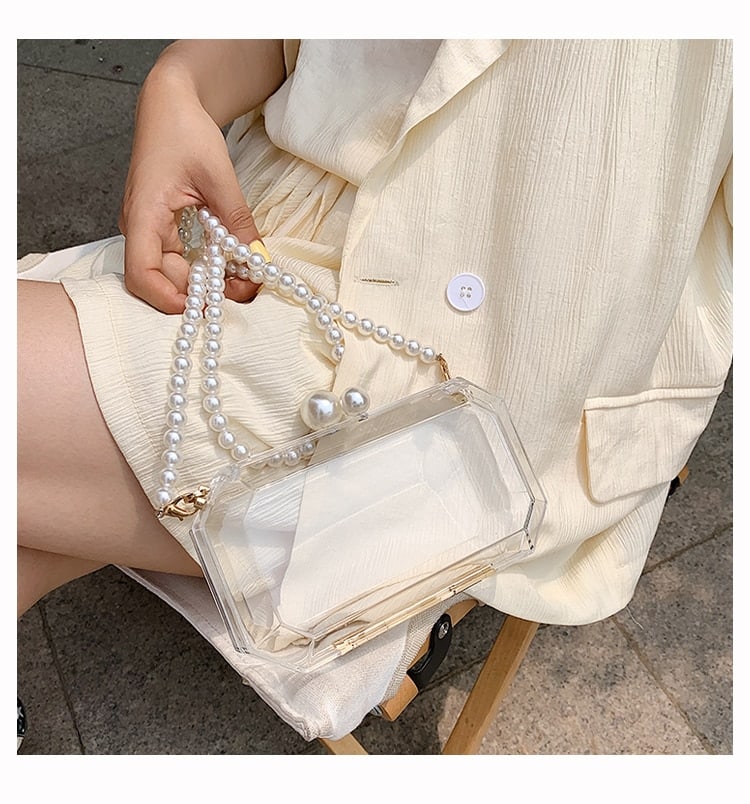 Transparent Acrylic Clutch