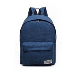 Simple Canvas School Backpacks