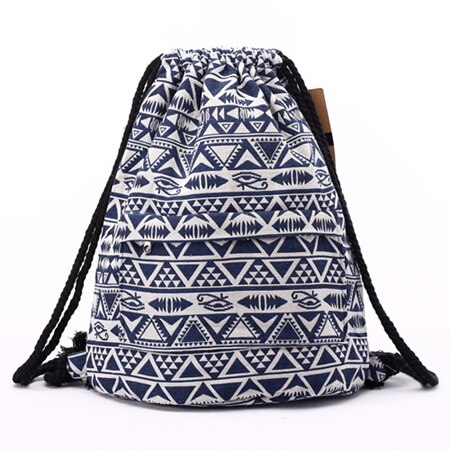 Women's Boho Printed Backpack