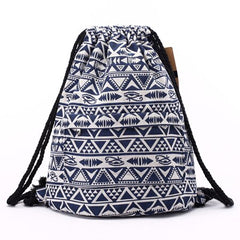 Women's Boho Printed Backpack