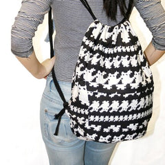 Women's Boho Printed Backpack