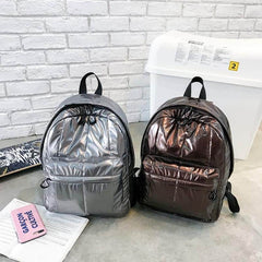 Women's Metallic Color Backpack