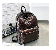 Women's Metallic Color Backpack