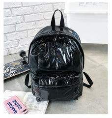 Women's Metallic Color Backpack