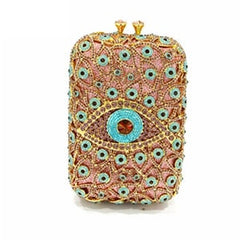 Women's Stylish Pearled Mini Evening Bag