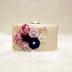 Women's Delicate Floral Evening Bag