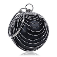 Women's Crystal Sphere Evening Bag