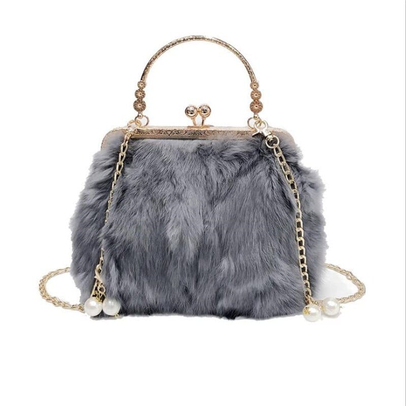 Women's Fur Shoulder Bag