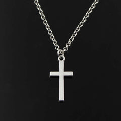 Double Sided Cross Chain Necklace