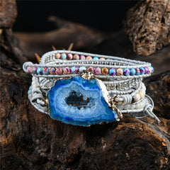 Boho Bracelet with Natural Stones for Women